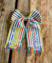 Load image into Gallery viewer, Custom School Supply Hair Bow
