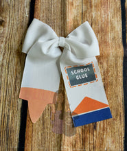 Load image into Gallery viewer, Custom School Supply Hair Bow
