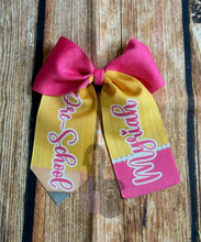 Load image into Gallery viewer, Custom School Supply Hair Bow
