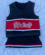 Load image into Gallery viewer, Girls Cheerleading Uniform / Toddler &amp; Girls Cheer Outfit / Cheer Shell (Top) &amp; Skirt
