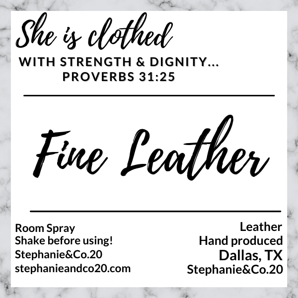 Fine Leather Room Spray