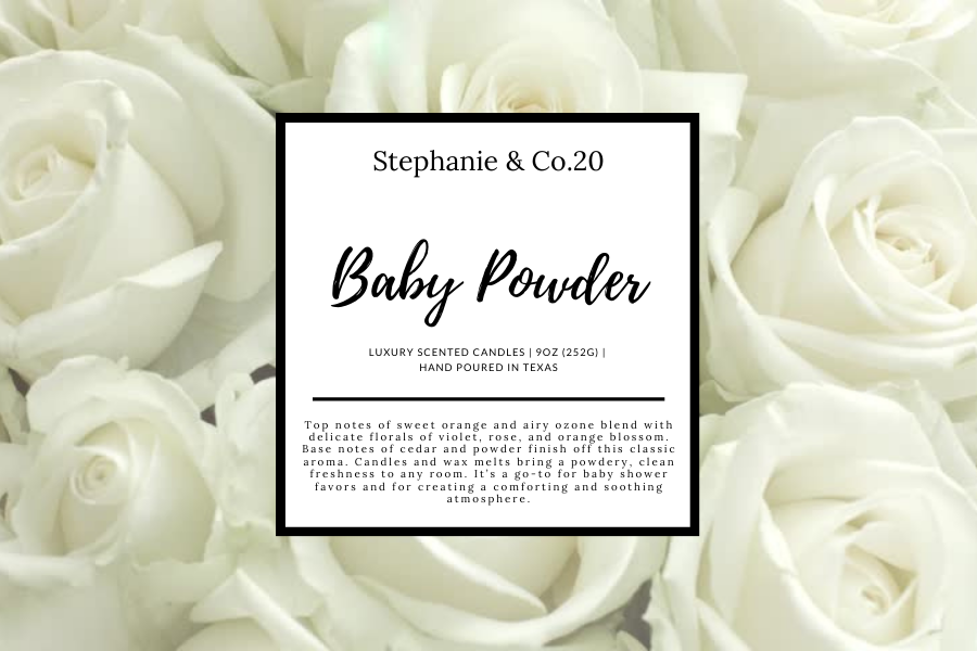 Baby Powder Candle